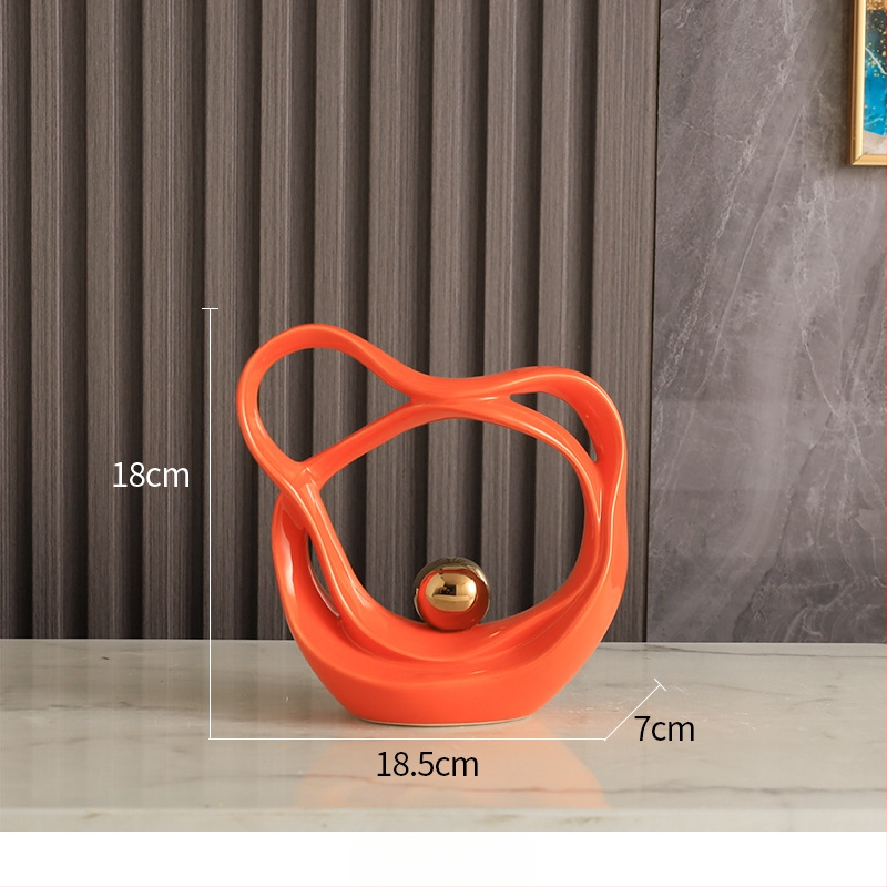 Porcelāna ģeometriska dekorācija dzīvojamajai istabai un koridoram, mūsdienīgs minimālisma stils, zīmols Elegant Four Seasons, piemērots dāvanai