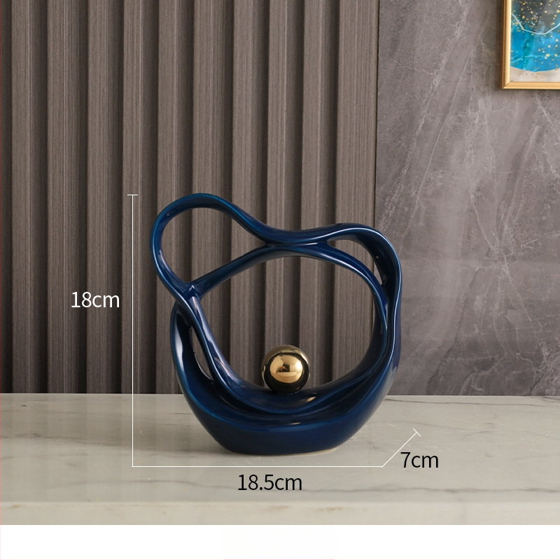 Porcelāna ģeometriska dekorācija dzīvojamajai istabai un koridoram, mūsdienīgs minimālisma stils, zīmols Elegant Four Seasons, piemērots dāvanai