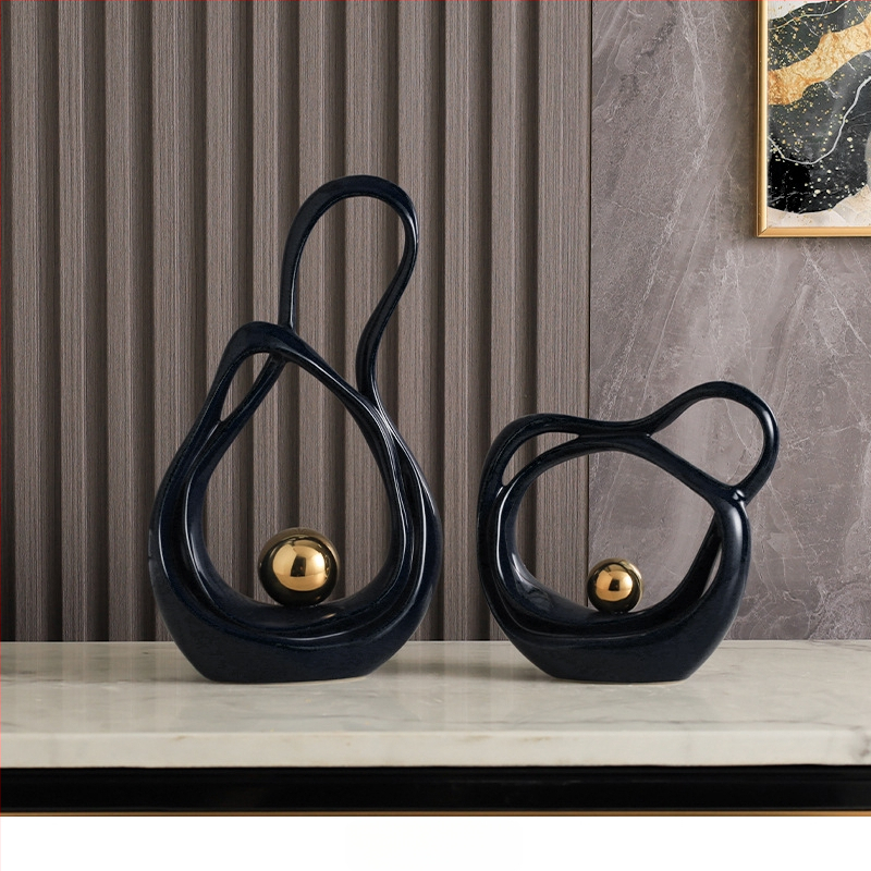 Porcelāna ģeometriska dekorācija dzīvojamajai istabai un koridoram, mūsdienīgs minimālisma stils, zīmols Elegant Four Seasons, piemērots dāvanai