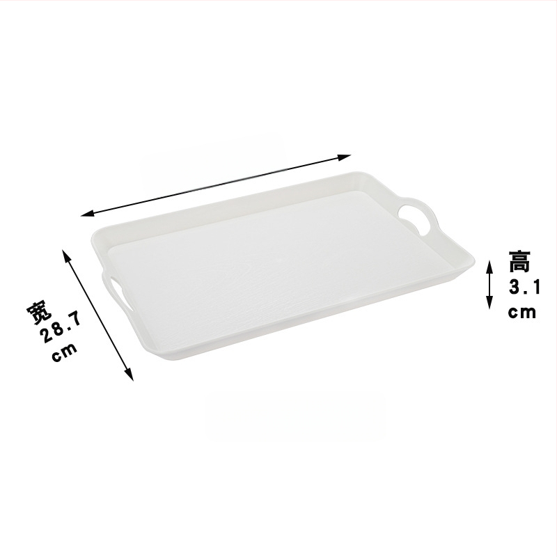 Japāņu stila trauks ar koka rakstu, taisnstūra plastmasas trauks, aizsardzība pret apdegumiem, logotipa drukāšana pieejama