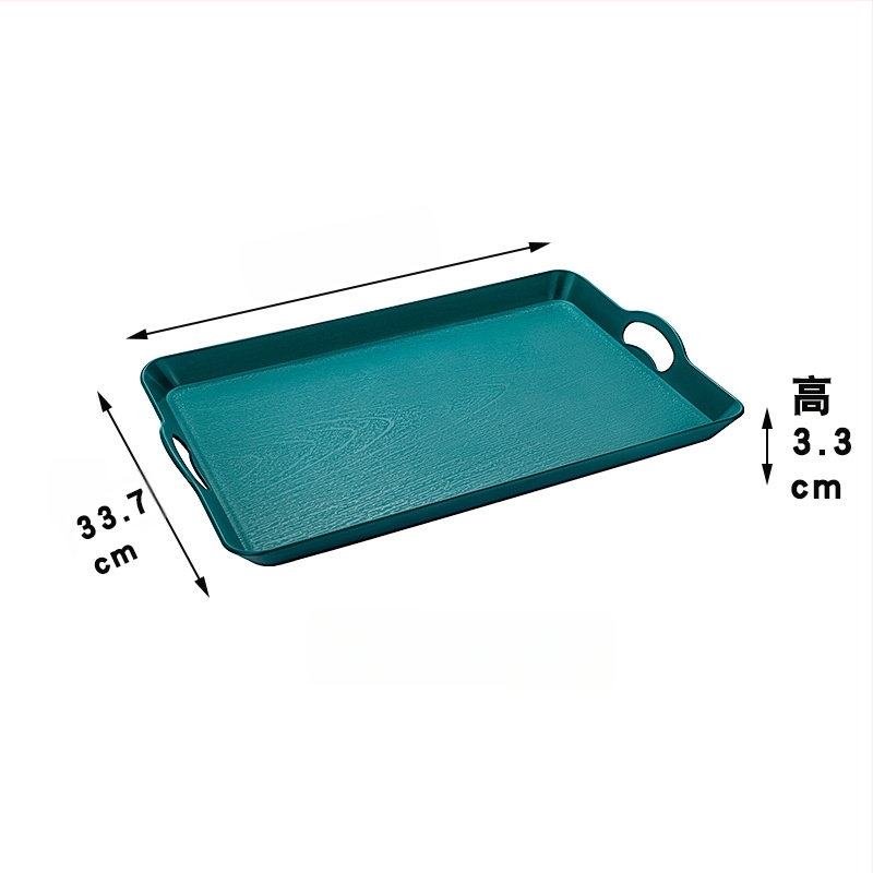 Japāņu stila trauks ar koka rakstu, taisnstūra plastmasas trauks, aizsardzība pret apdegumiem, logotipa drukāšana pieejama