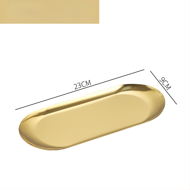 Nerūsējošā tērauda nordiskā stila servēšanas trauks ar neregulāras ovālas formas, piemērots viesnīcām, maltītei un tējai, mikroviļņu drošs