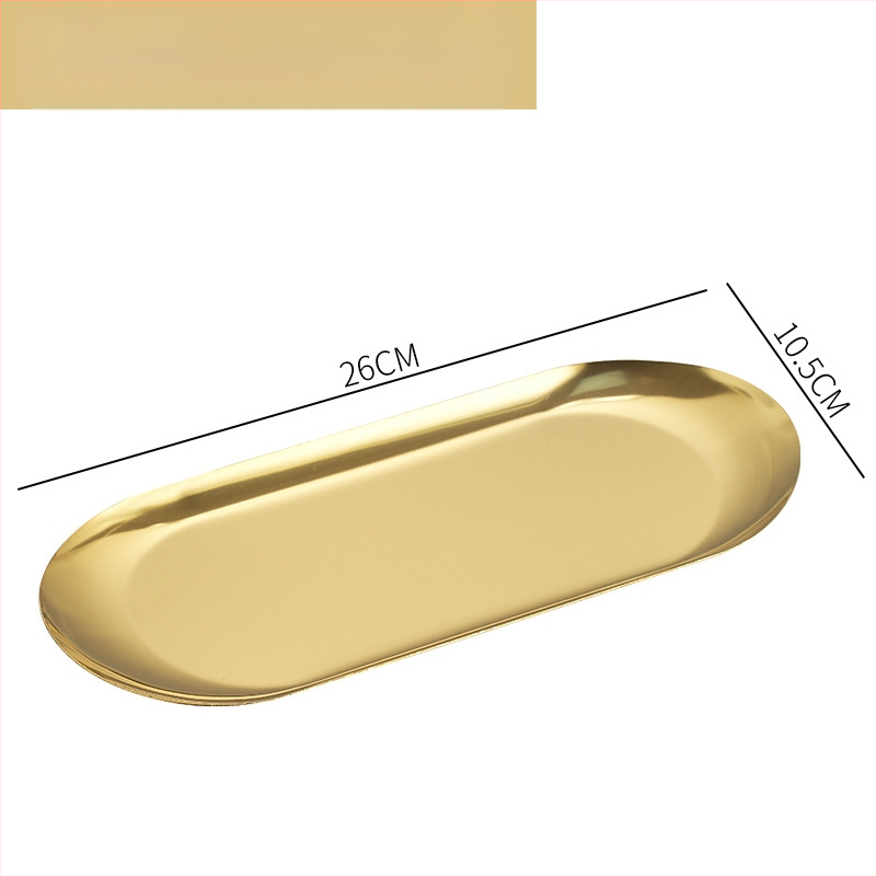 Nerūsējošā tērauda nordiskā stila servēšanas trauks ar neregulāras ovālas formas, piemērots viesnīcām, maltītei un tējai, mikroviļņu drošs