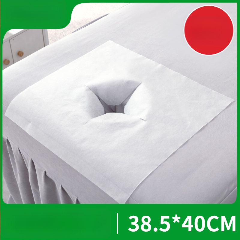 Vienkartinis neaustų audinių veido ir masažinių lovų rankšluostis – stori, vienspalvis, priežiūros reikmėms grožio salonuose ir masažo kabinetuose