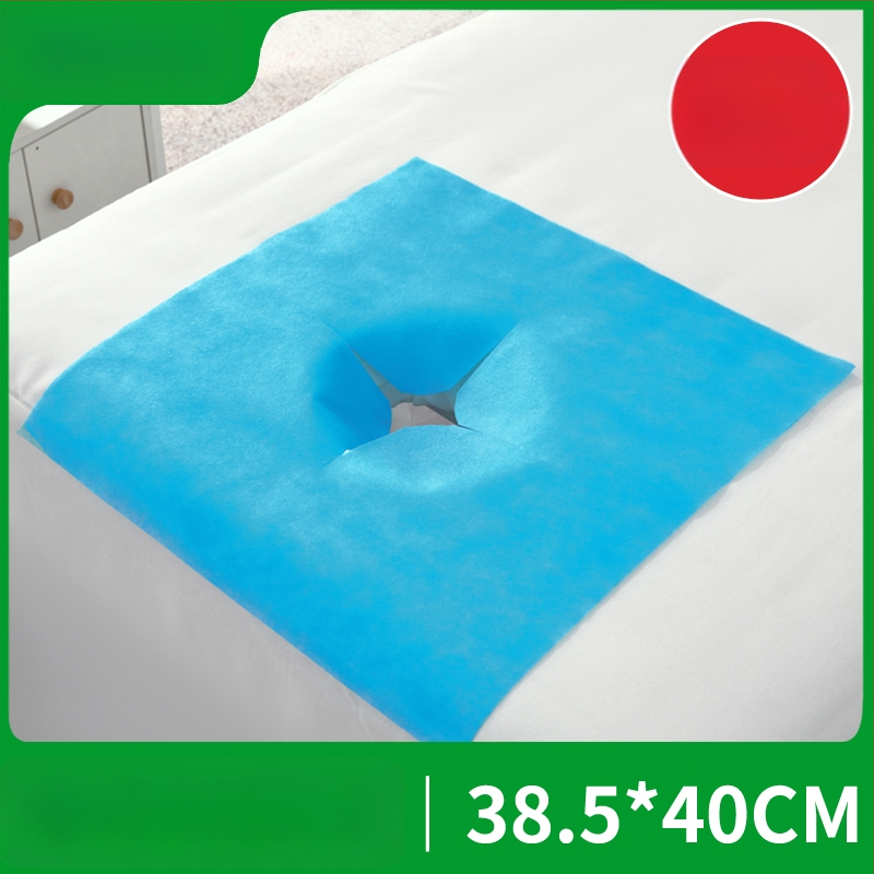 Vienkartinis neaustų audinių veido ir masažinių lovų rankšluostis – stori, vienspalvis, priežiūros reikmėms grožio salonuose ir masažo kabinetuose