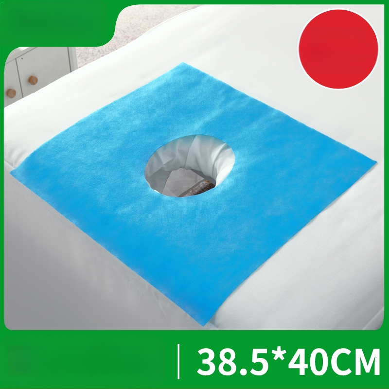 Vienkartinis neaustų audinių veido ir masažinių lovų rankšluostis – stori, vienspalvis, priežiūros reikmėms grožio salonuose ir masažo kabinetuose