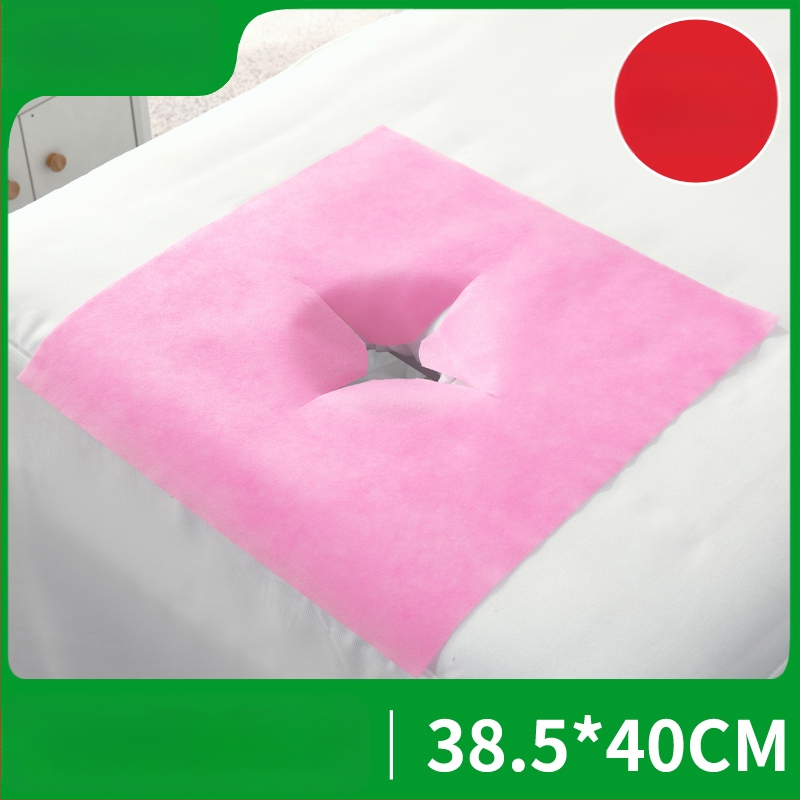 Vienkartinis neaustų audinių veido ir masažinių lovų rankšluostis – stori, vienspalvis, priežiūros reikmėms grožio salonuose ir masažo kabinetuose