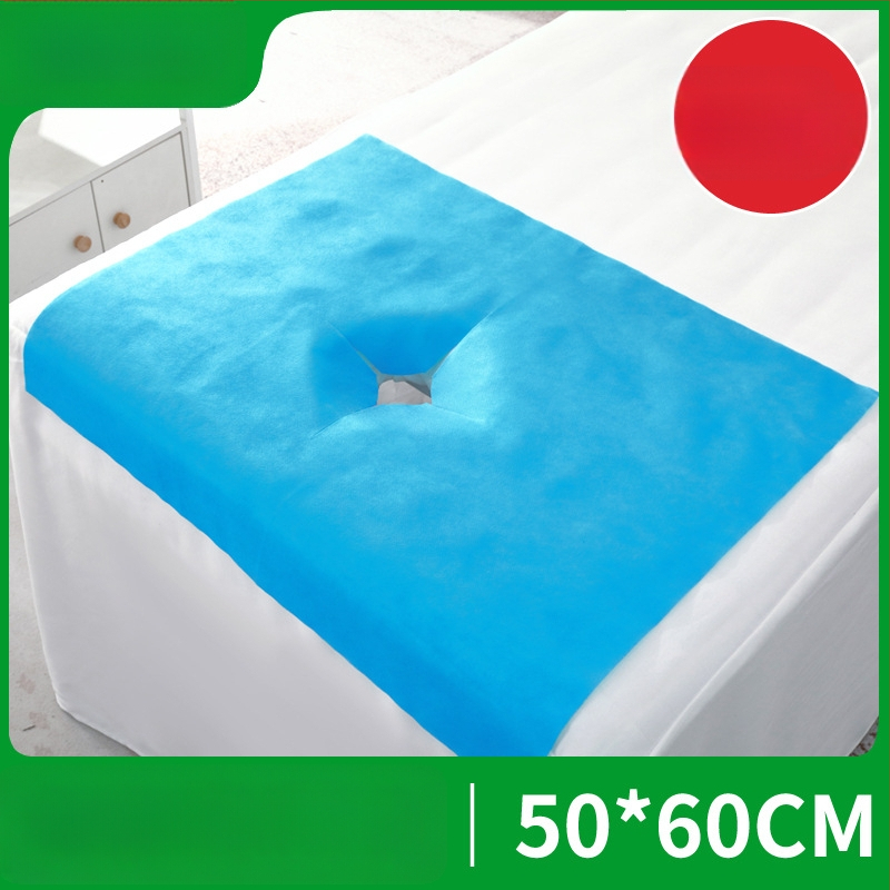 Vienkartinis neaustų audinių veido ir masažinių lovų rankšluostis – stori, vienspalvis, priežiūros reikmėms grožio salonuose ir masažo kabinetuose