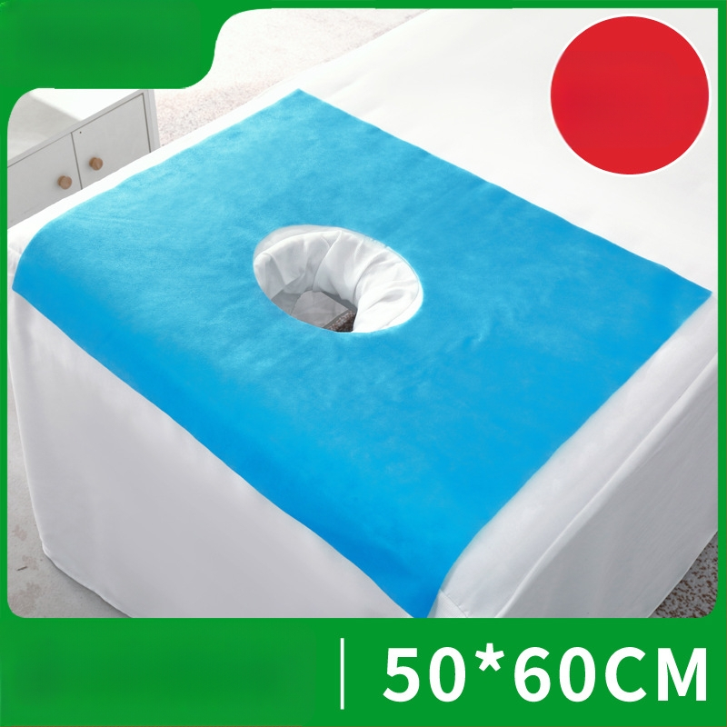 Vienkartinis neaustų audinių veido ir masažinių lovų rankšluostis – stori, vienspalvis, priežiūros reikmėms grožio salonuose ir masažo kabinetuose