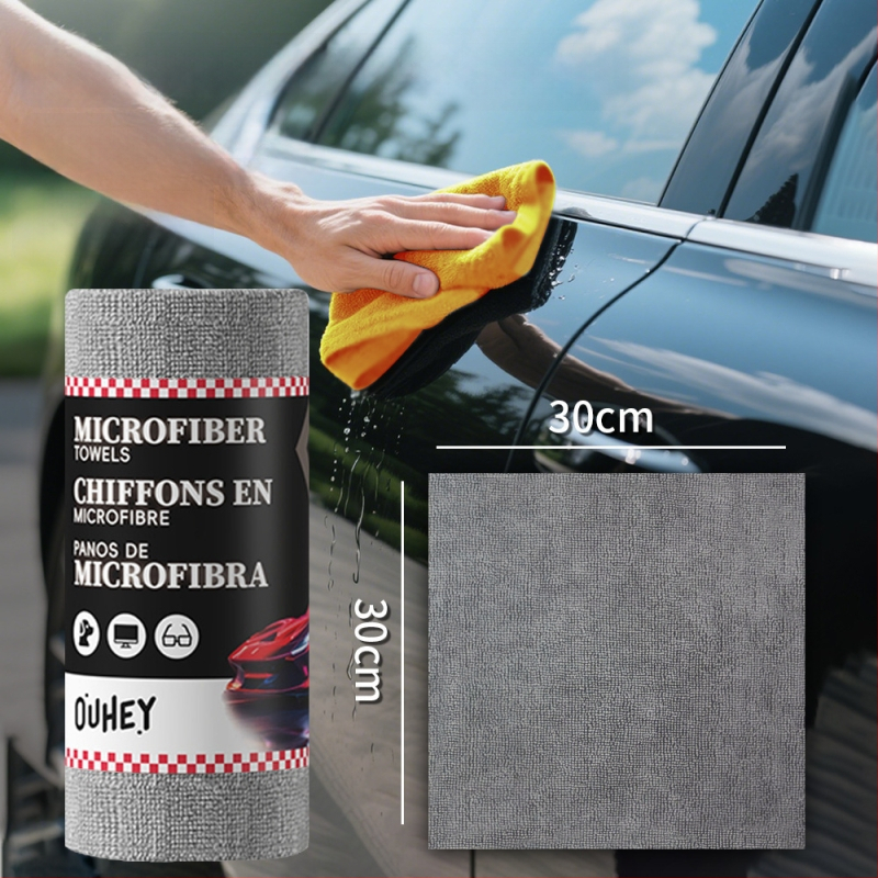 Daugiafunkcinis automobilio rankšluostis, mikropluoštas, 150 g, Jacquard audinys, viengijų siūlų pynimas, greitas džiūvimas ir didelis vandens sugėrimas