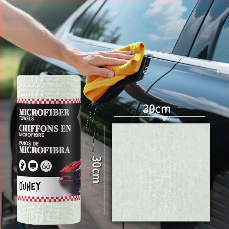 Daugiafunkcinis automobilio rankšluostis, mikropluoštas, 150 g, Jacquard audinys, viengijų siūlų pynimas, greitas džiūvimas ir didelis vandens sugėrimas