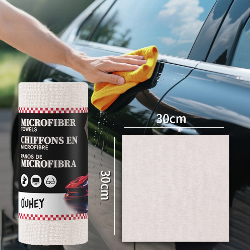 Daugiafunkcinis automobilio rankšluostis, mikropluoštas, 150 g, Jacquard audinys, viengijų siūlų pynimas, greitas džiūvimas ir didelis vandens sugėrimas