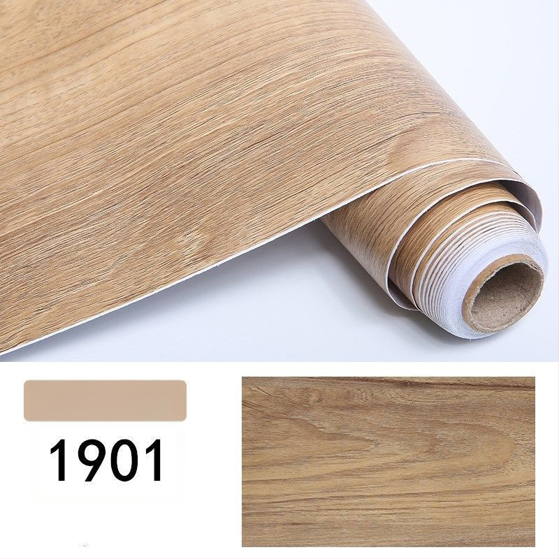 Pašlīmējoša koka raksta tapete mēbelēm renovācijai — ūdensizturīga, piemērota durvīm, garderobēm un plauktiem, moderns minimālisma stils