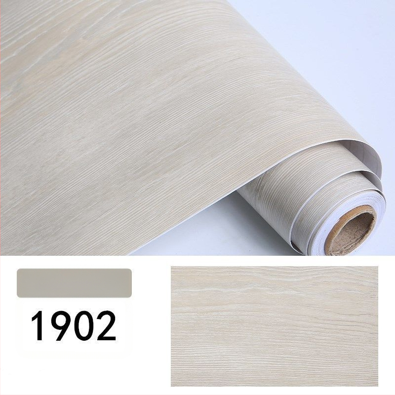 Pašlīmējoša koka raksta tapete mēbelēm renovācijai — ūdensizturīga, piemērota durvīm, garderobēm un plauktiem, moderns minimālisma stils