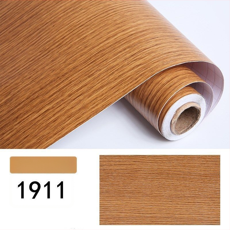 Pašlīmējoša koka raksta tapete mēbelēm renovācijai — ūdensizturīga, piemērota durvīm, garderobēm un plauktiem, moderns minimālisma stils