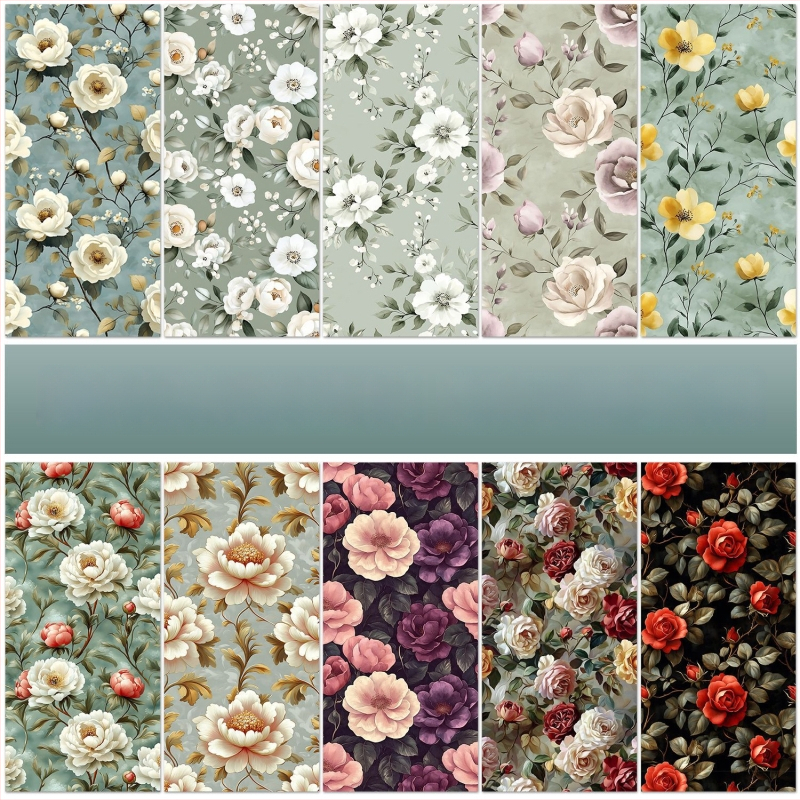 Pašlīmējošas PVC tapetes mēbelēm un sienām – ziedu dekors sienu apdarei, skapis un garderobes atjaunošana, premium klases