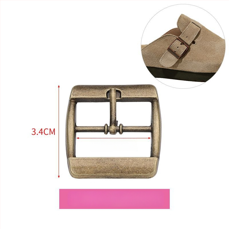 Metāla kurpju sprādze, kvadrātveida sprādze, universāla, trīs pozīciju sprādze