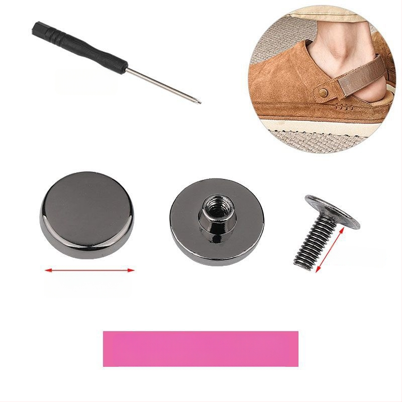 Metāla kurpju sprādze, kvadrātveida sprādze, universāla, trīs pozīciju sprādze