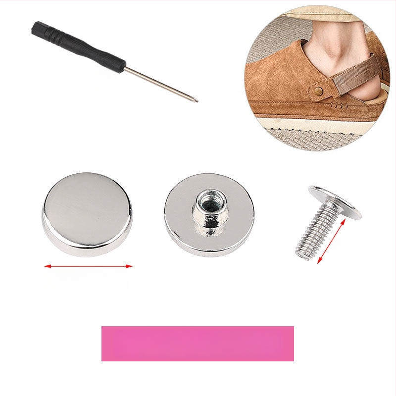 Metāla kurpju sprādze, kvadrātveida sprādze, universāla, trīs pozīciju sprādze