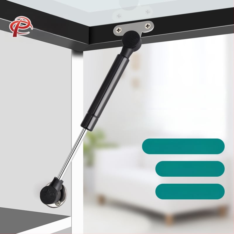 Trumpa atraminė lazdelė durims su aliuminio rėmu ir stiklo plokštėmis — Medžiaga: šaltai valdomas plienas + ABS, Gamyba: liejimas presu (die casting), Šiuolaikiškas minimalistinis stilius