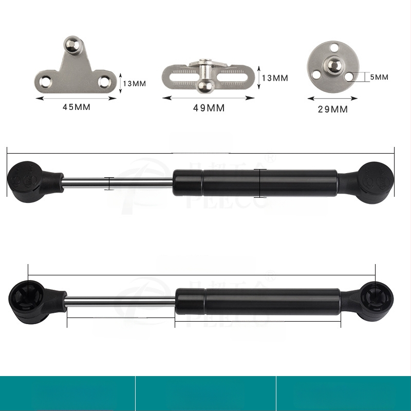 Trumpa atraminė lazdelė durims su aliuminio rėmu ir stiklo plokštėmis — Medžiaga: šaltai valdomas plienas + ABS, Gamyba: liejimas presu (die casting), Šiuolaikiškas minimalistinis stilius