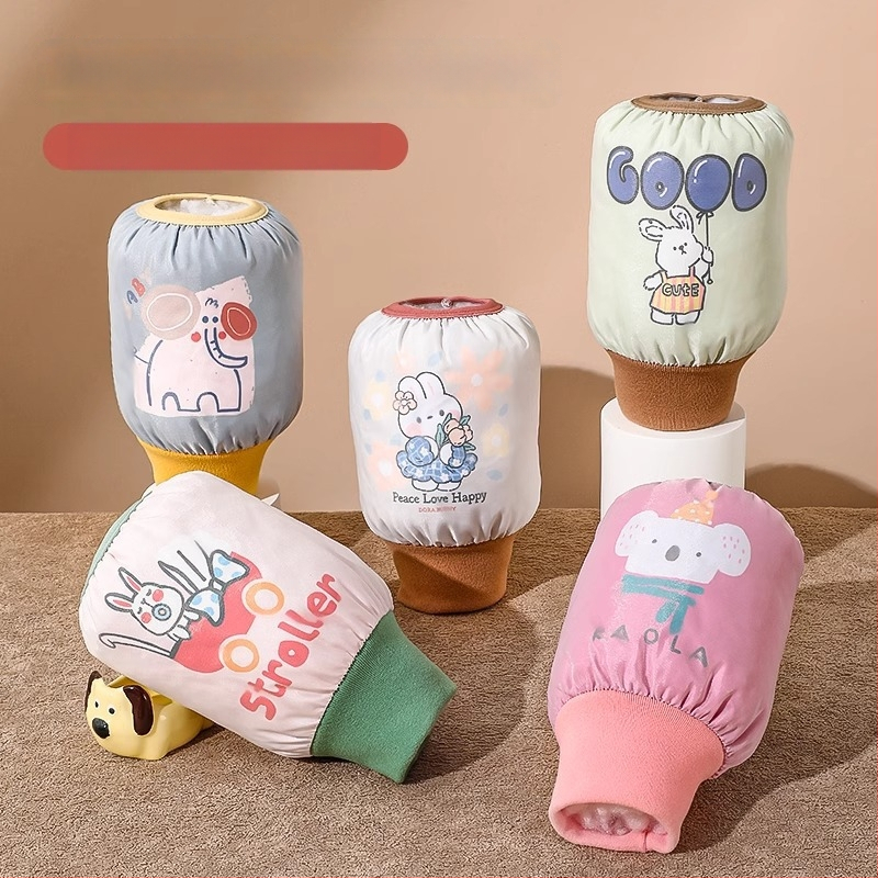 Bērnu piedurknes rudens-ziemas sezonai, kasmīrs, izšūts ar karikatūras motīvu, unisex