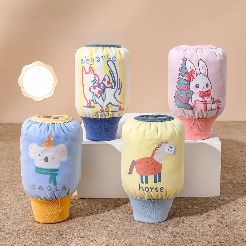 Bērnu piedurknes rudens-ziemas sezonai, kasmīrs, izšūts ar karikatūras motīvu, unisex