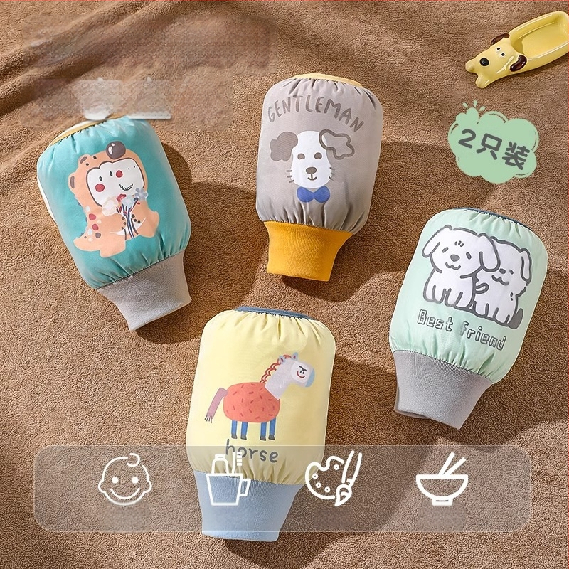 Bērnu piedurknes rudens-ziemas sezonai, kasmīrs, izšūts ar karikatūras motīvu, unisex