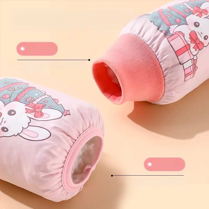 Bērnu piedurknes rudens-ziemas sezonai, kasmīrs, izšūts ar karikatūras motīvu, unisex