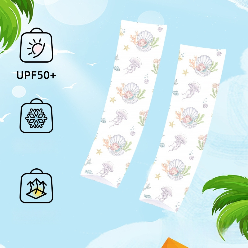 Bērnu UV aizsargpiedurknes, elpojošas ar karikatūras dizainu, nailons, unisex, vecums 1–13 gadi, vasara, ziema, rudens