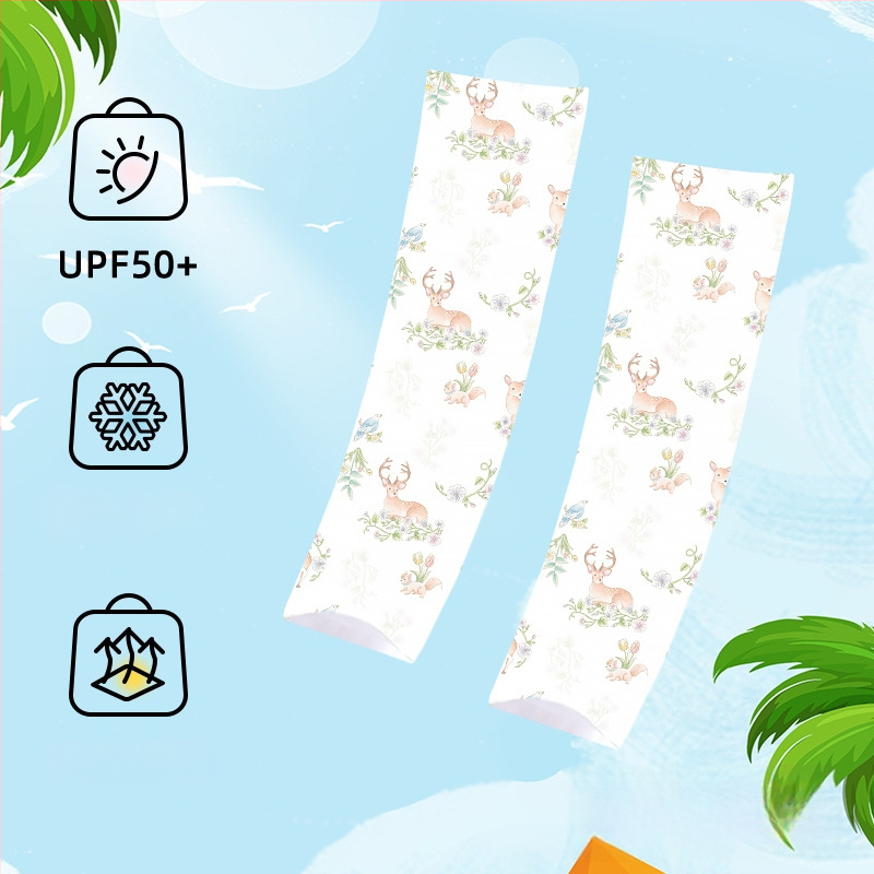 Bērnu UV aizsargpiedurknes, elpojošas ar karikatūras dizainu, nailons, unisex, vecums 1–13 gadi, vasara, ziema, rudens