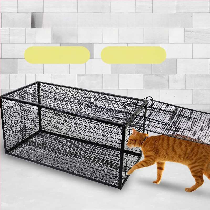 Visiškai automatinis katės gaudymo narvas, metalinė konstrukcija, tinkamas katėms, naminių gyvūnų narvai