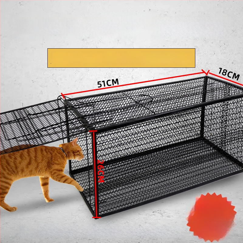 Visiškai automatinis katės gaudymo narvas, metalinė konstrukcija, tinkamas katėms, naminių gyvūnų narvai