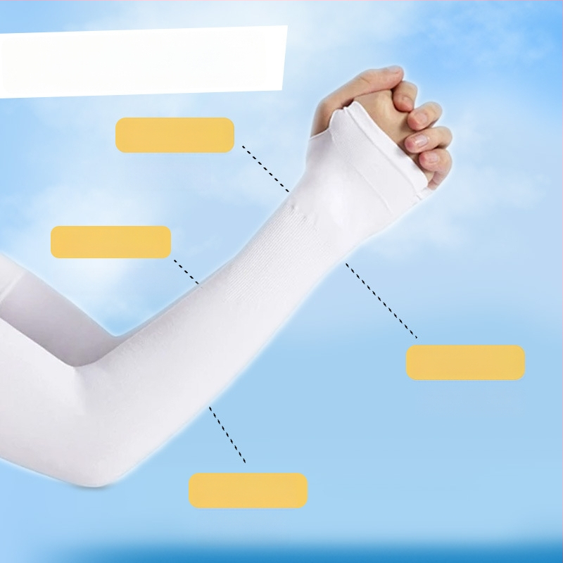 Женски слънцезащитни ръкави за колоездене на открито – ледено копринени охлаждащи ръкави, UV защита, найлон 81-95% съдържание