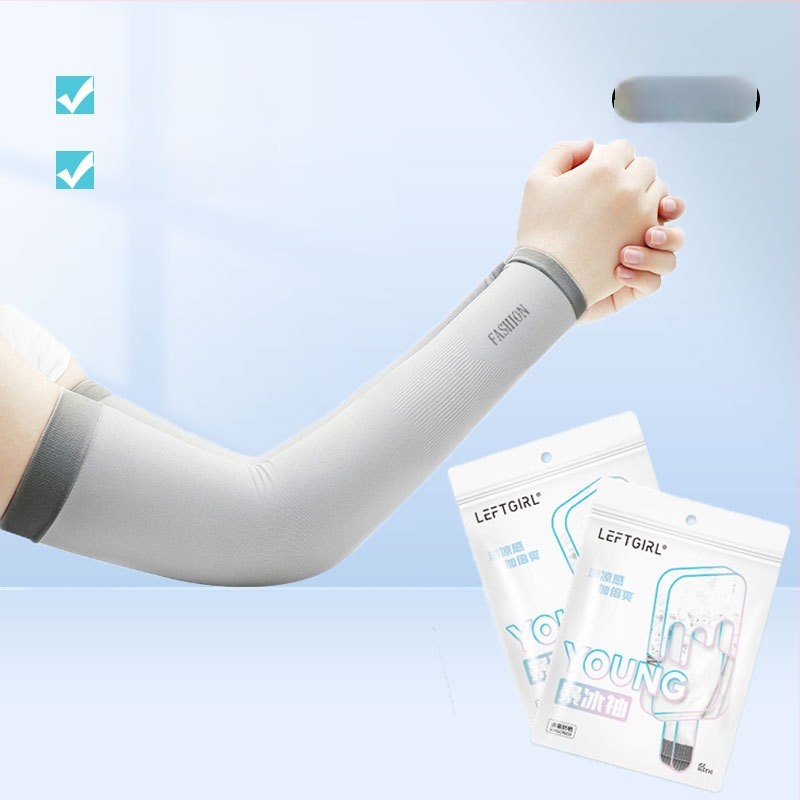 Женски слънцезащитни ръкави за колоездене на открито – ледено копринени охлаждащи ръкави, UV защита, найлон 81-95% съдържание