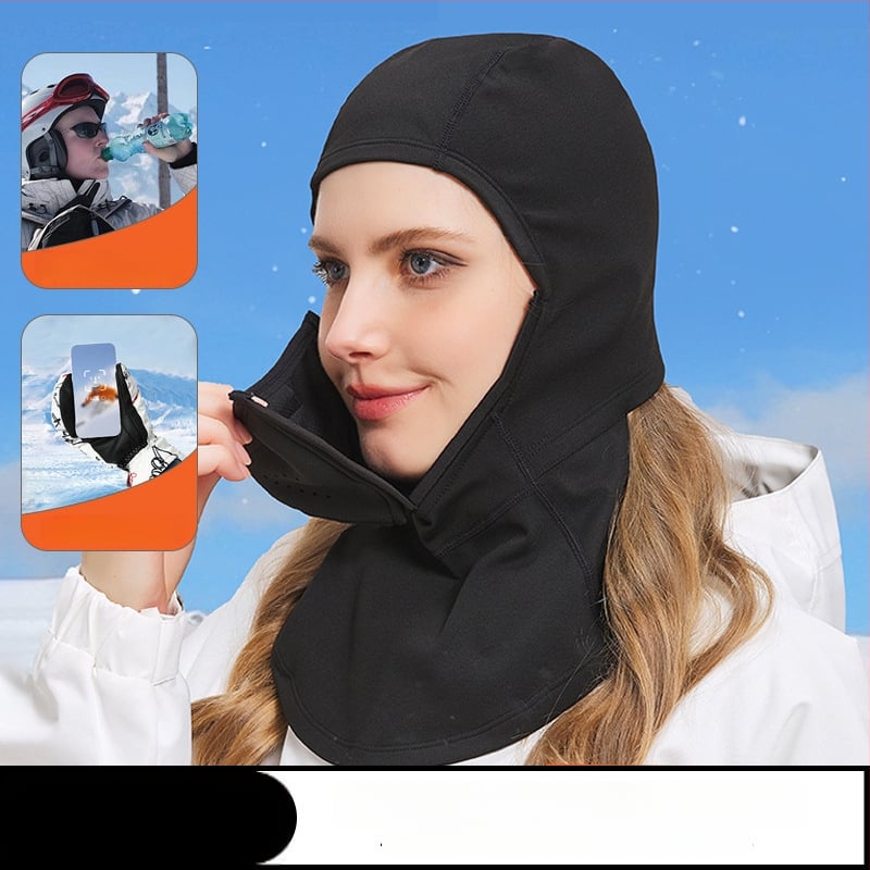 Magnētiskā slēpošanas sejas maska ar UV aizsardzību, ūdensnecaurlaidīgs audums, flīsa iekšējā odere, universāla