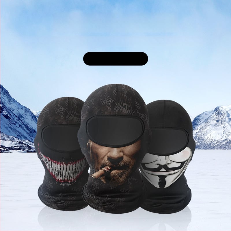 Velosipēdu sejas maska, universāla (Audums: Poliestera šķiedra / ice silk; Zīmols: Time bird)