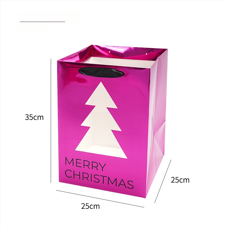 Liela Ziemassvētku tote soma no papīra — stils cits, dāvanu iepakojums