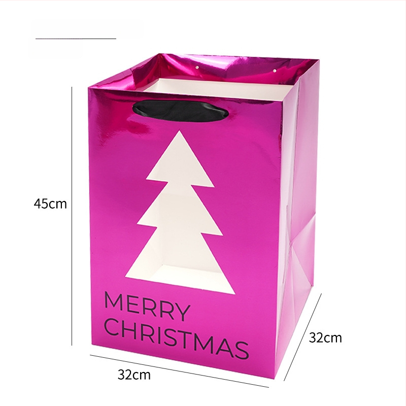 Liela Ziemassvētku tote soma no papīra — stils cits, dāvanu iepakojums