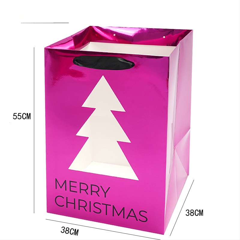 Liela Ziemassvētku tote soma no papīra — stils cits, dāvanu iepakojums