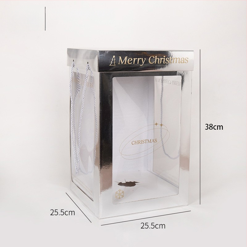 Liela Ziemassvētku tote soma no papīra — stils cits, dāvanu iepakojums