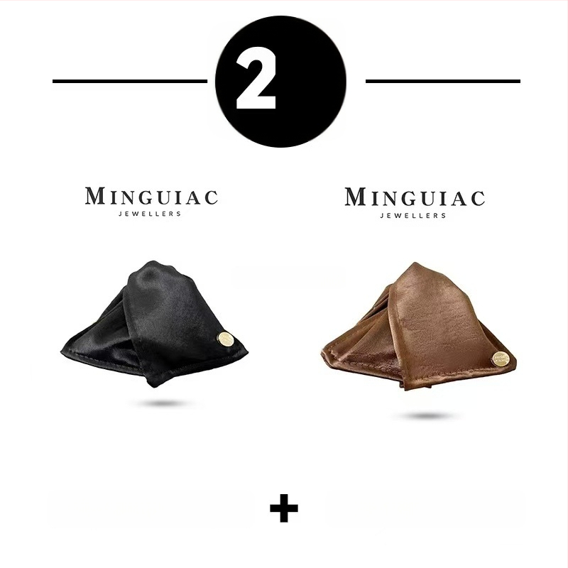 Satīna trīsstūrveida matu spraudnis sievietēm, rokdarbs, pavasaris 2025