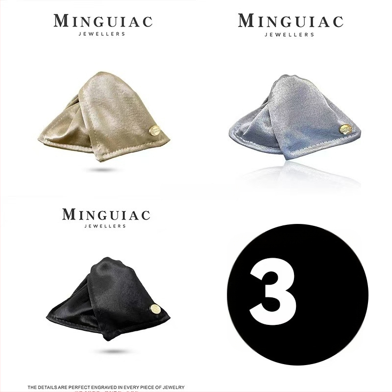 Satīna trīsstūrveida matu spraudnis sievietēm, rokdarbs, pavasaris 2025