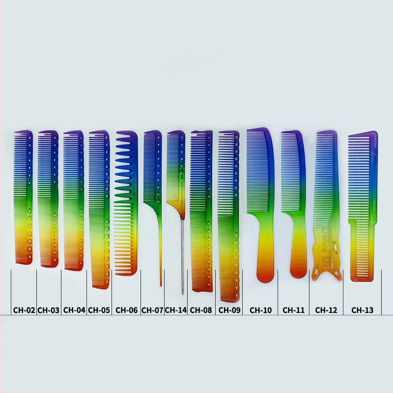 Frizerski češalj s oštrim repom, plastični, za opću upotrebu