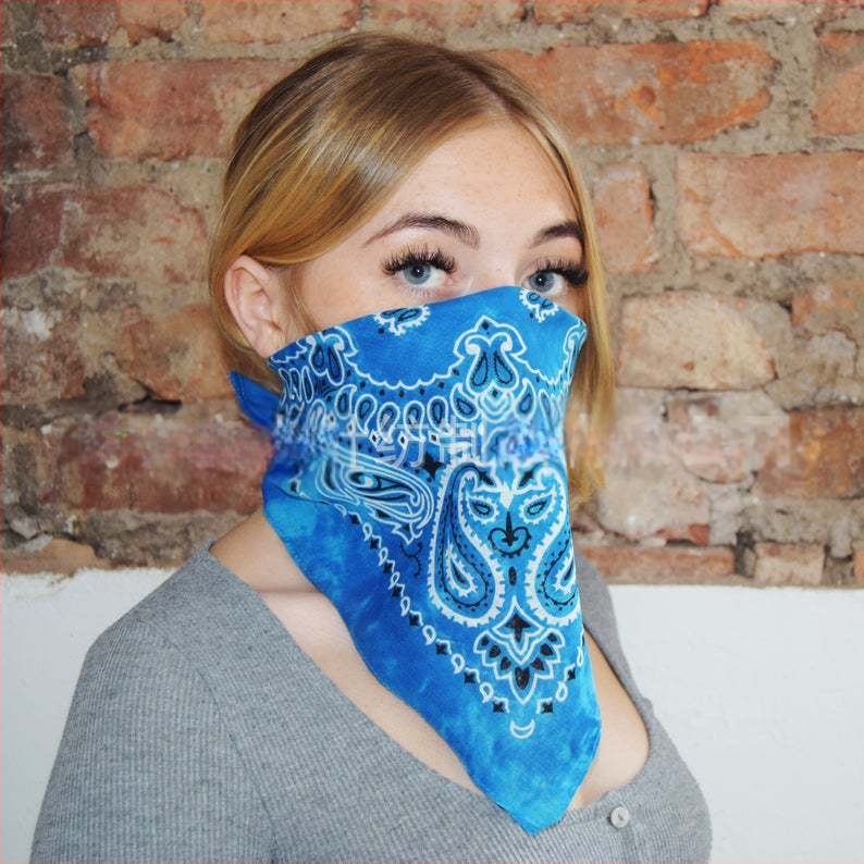 Pamuņas kvadrātveida šalle ar Cashew Flower rakstu, tie-dye, ārējai izmantošanai, unisex, ar logotipu drukāto, daudzfunkcionāls