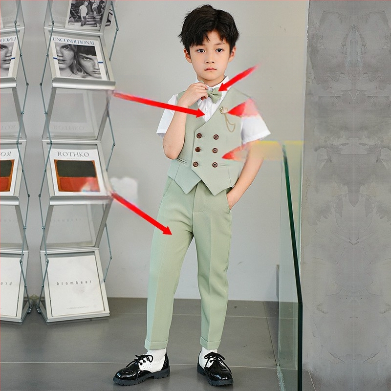 Детски костюм със сако – стил Англия; полиестер 80%; за деца над 8 г; сезон лято 2024 (Полиестер 80%, стил Англия, възраст 8+, лято 2024)