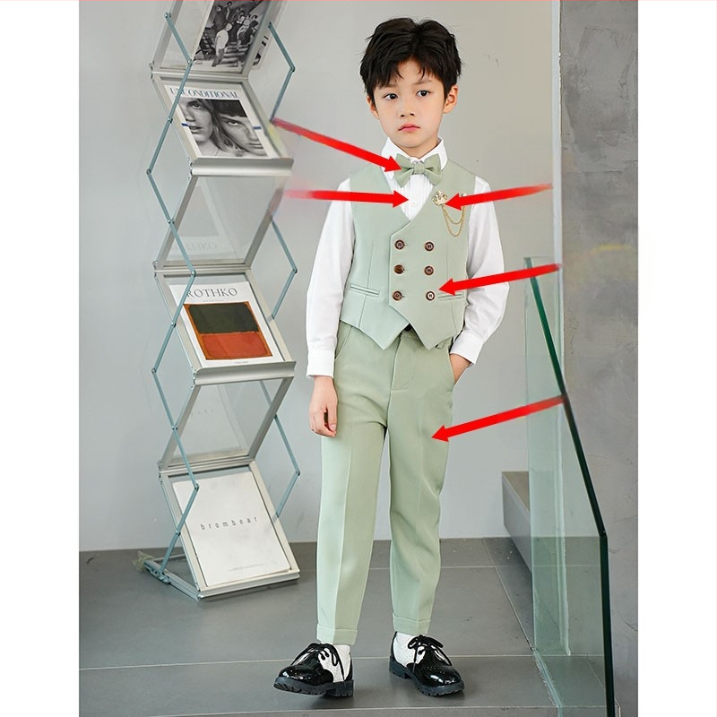 Детски костюм със сако – стил Англия; полиестер 80%; за деца над 8 г; сезон лято 2024 (Полиестер 80%, стил Англия, възраст 8+, лято 2024)