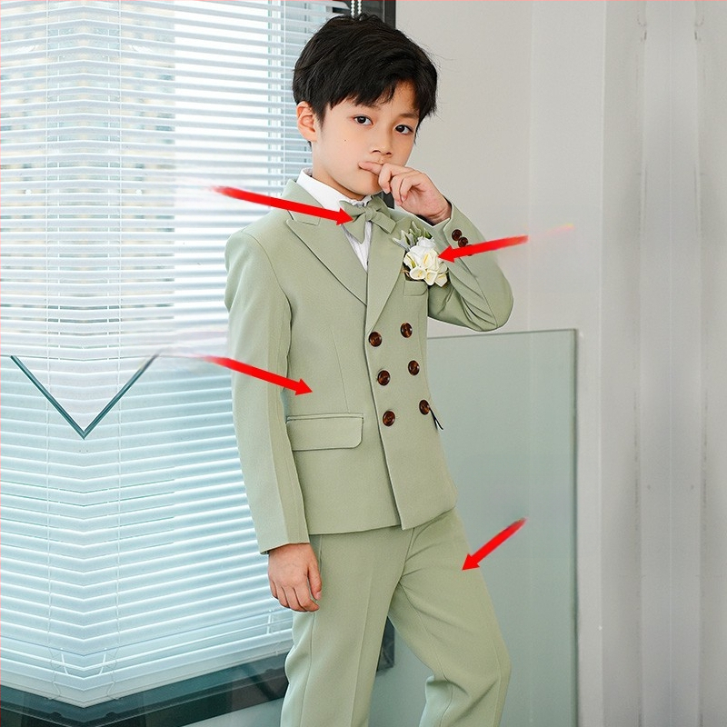 Детски костюм със сако – стил Англия; полиестер 80%; за деца над 8 г; сезон лято 2024 (Полиестер 80%, стил Англия, възраст 8+, лято 2024)