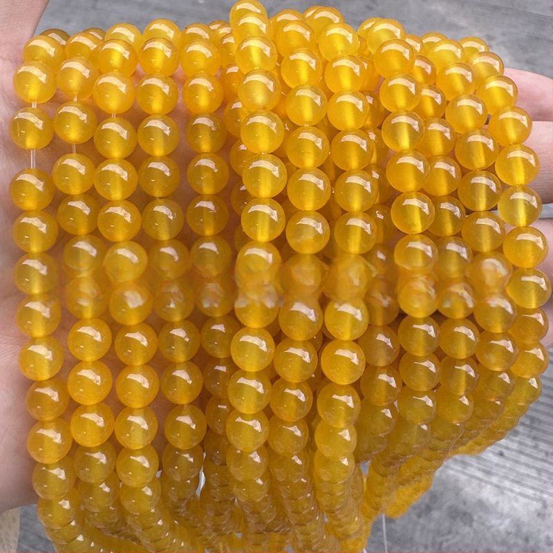 Jiejing 5A Crveni ahat i šareni ahat, prirodni kristalni perle za DIY narukvicu