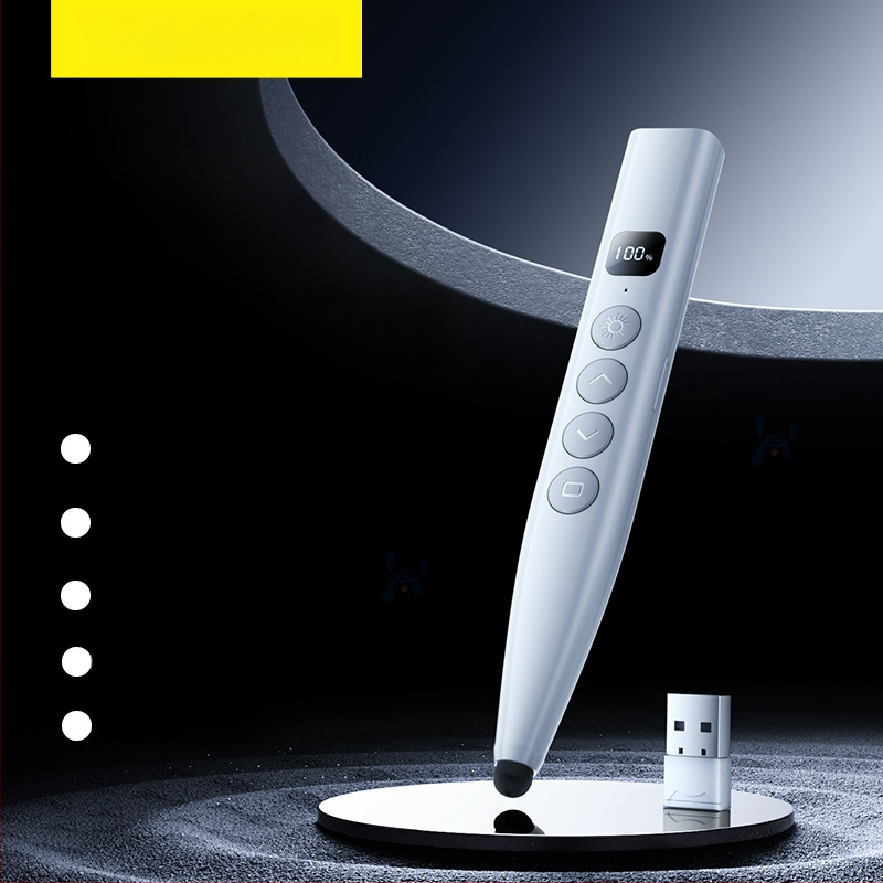 Απομακρυσμένος λέιζερ δείκτης για μετακίνηση σελίδων PPT και πίνακα, με ψηφιακό τηλεσκοπικό δείκτη